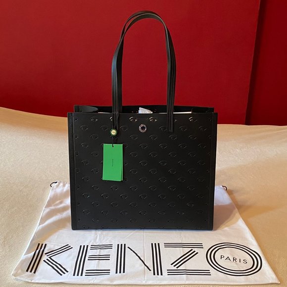 Kenzo Handbags - New KENZO Paris Multi-Eye Blink Leather Tote
